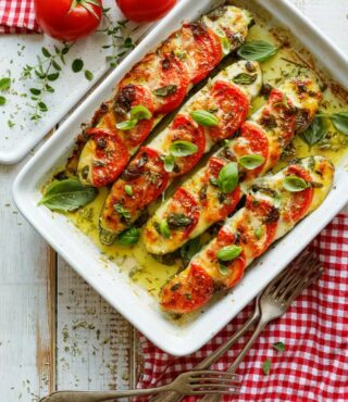 Dovlecei umpluți în stil mexican