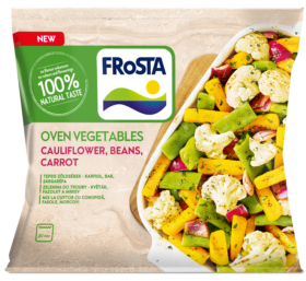 Legume la cuptor - mix cu conopidă, fasole și morcovi