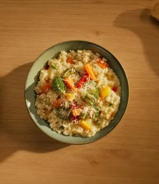 Risotto cu mix de legume italiene
